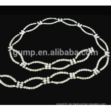 Clear Silver Rhinestone Cup Chain Trim für Kleidungsstück Zubehör